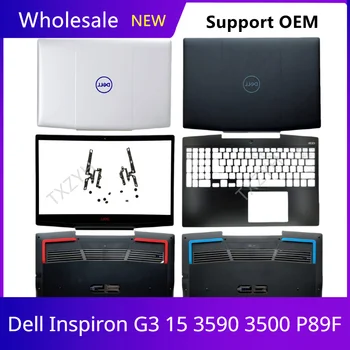 Нова Оригинална За Dell Inspiron G3 15 3590 3500 P89F Лаптоп и LCD дисплей на задната част на кутията на Предната Рамка на Линия Акцент за ръце Долен Корпус A B C D под формата На миди