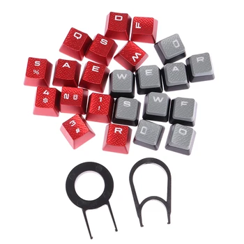 Капачки за ключове за механична клавиатура на пиратски кораб, механична клавиатура K70RGB, оригинална капачка за ключове, сребристо-червен