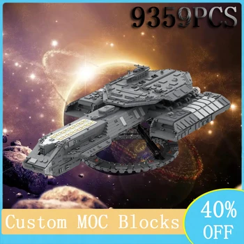 Uss Daedalus Космически кораби, оръжия MOC космически кораб бойна модел градивните елементи на Архитектурата САМ Образование Монтаж Модел играчки подаръци